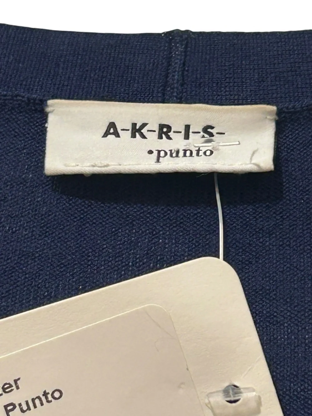 NWT AKRIS Punto Fine Wool Sweater Cardigan Women's Size 6 S M New A-K-R-I-S